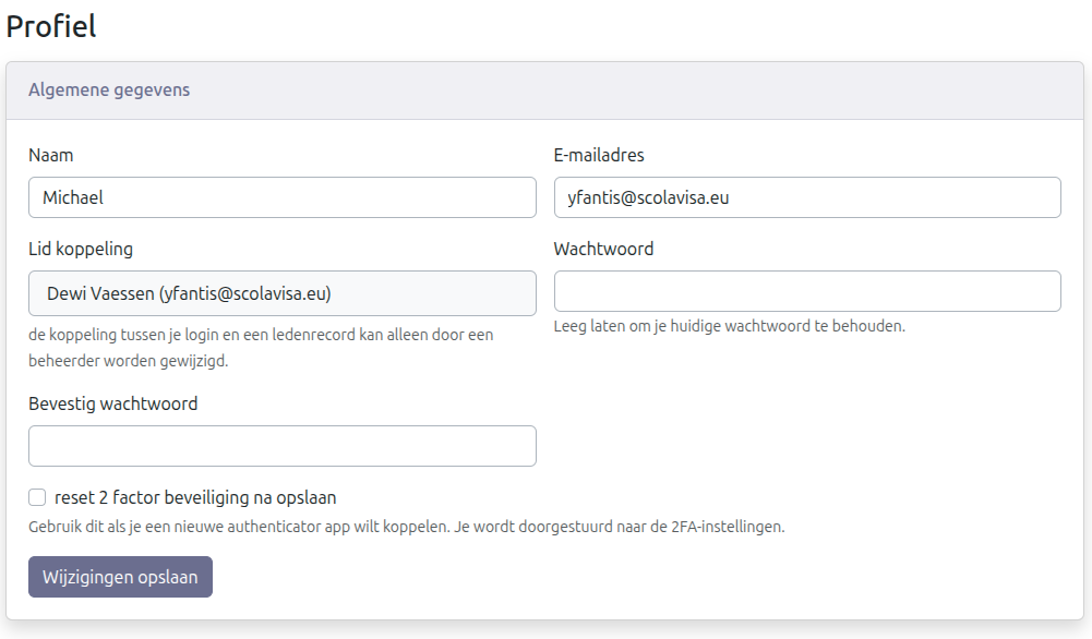 Yfantis profile page